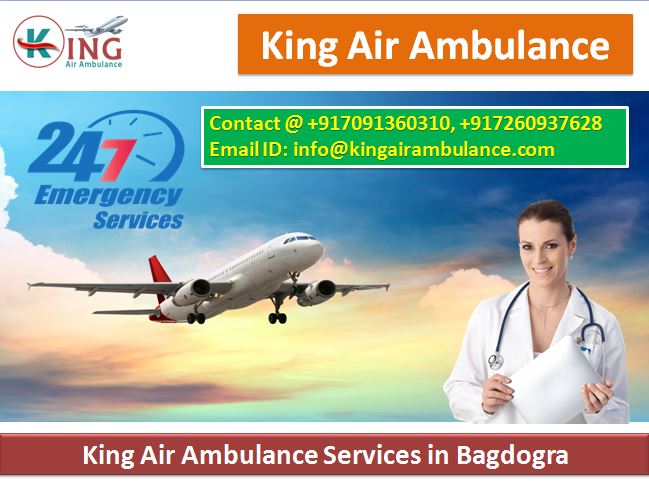 King Air Ambulance Services in Bagdogra